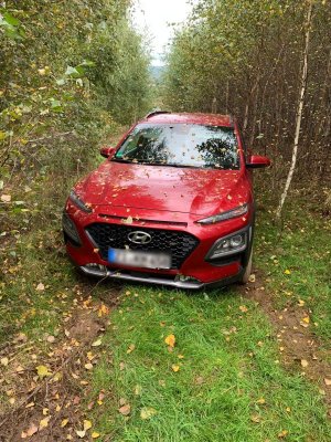 Skradziony na terenie Niemiec Hyundai odnaleziony w Bogatyni