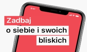 Na zdjęciu telefon z aplikacją