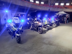 Policjanci z Polski, Czech i Niemiec uczestniczyli w targach motocyklowych - „Wrocław MotorcycleShow 2022”