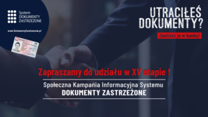 Utraciłeś dokumenty – zastrzeż je!