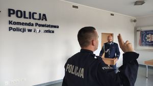 Na zdjęciu nowy policjnat