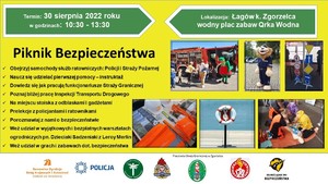 Na zdjęciu służby ratownicze i napis: Obejrzyj samochody służb ratowniczych: Policji i Straży Pożarnej
Naucz się udzielać pierwszej pomocy –instruktaż
Dowiedz się jak pracują funkcjonariusze Straży Granicznej
Poznaj bliżej pracę Inspekcji Transportu Drogowego 
Na miejscu stoiska z odblaskami i gadżetami
Prelekcje z policjantami i ratownikami 
Porozmawiaj z nami o bezpieczeństwie
Weź udział w wyjątkowych i bezpłatnych warsztatach ogrodniczych pn. Dzieciaki Sadzeniaki z Leroy Merlin 
Weź udział w grach i zabawach dot. bezpieczeństwa