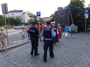 Na zdjęciu patrol polsko-niemiecki