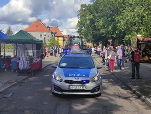 Na zdjęciu policyjny radiowóz