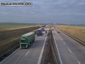 Podsumowanie działań dolnośląskich policjantów pn. „Bezpieczna autostrada A4”