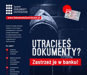 Utraciłeś dokumenty – zastrzeż je!