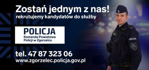 Na zdjęciu policjant