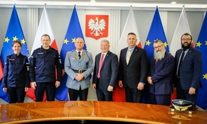 Delegacja amerykańskiej Policji z wizytą w Komendzie Głównej Policji