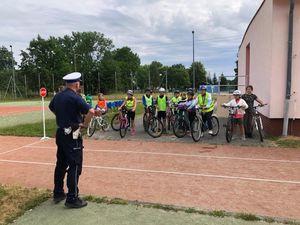 Zgorzeleccy policjanci uczestniczyli w egzaminach na karty rowerowe