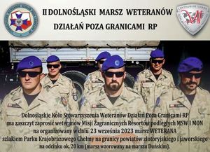 II Dolnośląski Marsz Weteranów Działań Poza Granicami RP