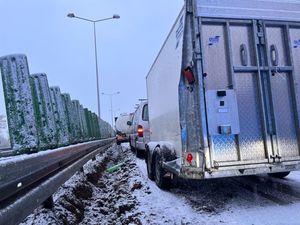 Na zdjęciu pojazd ciężarowy