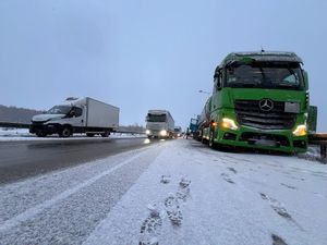 Na zdjęciu pojazd ciężarowy