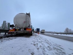 Na zdjęciu pojazd ciężarowy