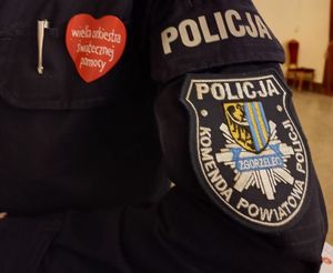 Zgorzeleccy policjanci podczas WOŚP