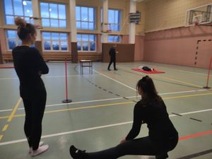 Na zdjęciu hala sportowa