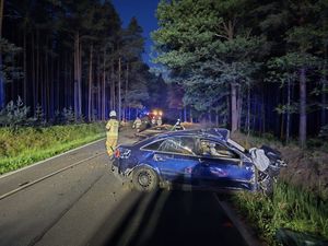 Na zdjęciu miejsce wypadku