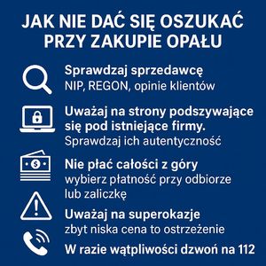 Nie daj się oszukać przy zakupie opału