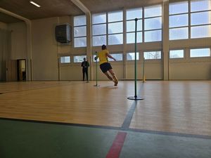 Na zdjęciu sala gimnastyczna