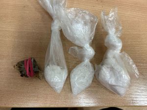 Na zdjęciu narkotyki