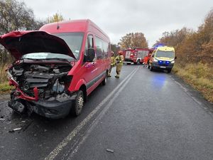 Na zdjęciu miejsce wypadku