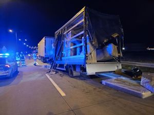 Wypadek na autostradzie A4. Apelujemy o ostrożność!