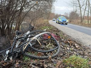 Na zdjęciu miejsce wypadku