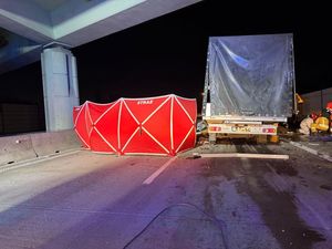 Na zdjęciu miejsce wypadku