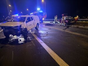 Groźny wypadek na drodze DK30