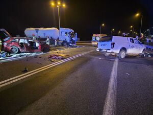 Na zdjęciu miejsce wypadku