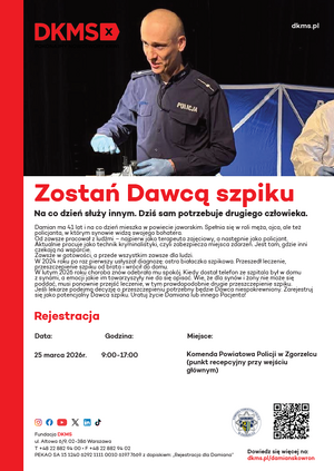 Na zdjęciu plakat
