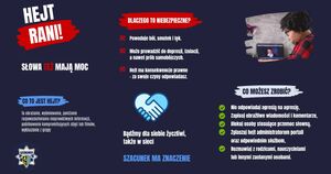 Na zdjęciu informacje zawarte w komunikacie