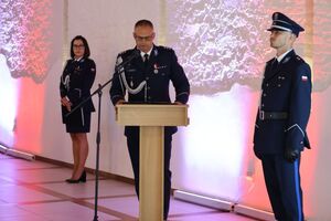 Na zdjeciu uczestnicy uroczystości