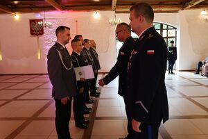 Na zdjęciu uczestnicy uroczystości