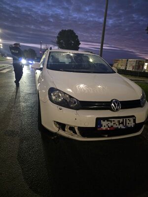 Na zdjęciu pojazd osobowy